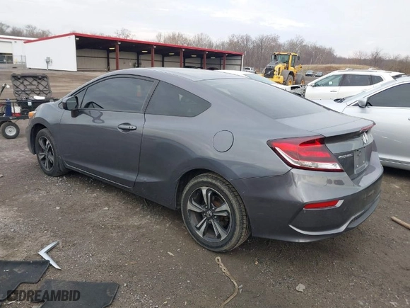 2014 Honda Civic Coupe EX with VIN 2HGFG3B89EH503895, listed as a IAAI auction lot 41046352 with NaN miles. Bid and sale history available at carsss.com. Image 3.
