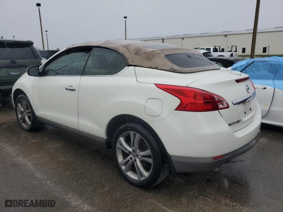 2011 Nissan Murano CrossCabriolet with VIN JN8AZ1FY5BW003638, listed as a Copart auction lot 74737984 with 0 mi miles and Salvage Title. Bid and sale history available at carsss.com. Image 2.