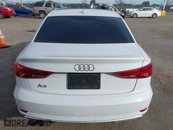 2018 Audi A3 Sedan Premium with VIN WAUAUGFF7J1069760, listed as a IAAI auction lot 41687581 with 70,980 mi miles. Bid and sale history available at carsss.com. Image 16.
