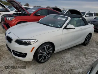 2016 BMW 2 Series 228i with VIN WBA1K9C51GV321520, listed as a Copart auction lot 76945344 with 23,045 mi miles and Non Repairable. Bid and sale history available at carsss.com. Image 1.