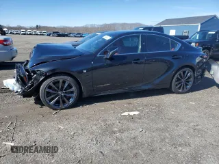 2021 Lexus IS 350 F Sport with VIN JTHGZ1E27M5022315, listed as a Copart auction lot 46045315 with 39,175 mi miles and Salvage Title. Bid and sale history available at DreamBid. Image 1.