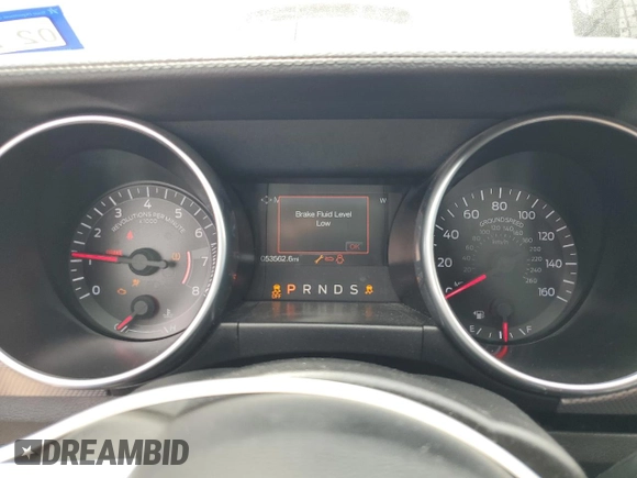 2019 Ford Mustang EcoBoost with VIN 1FA6P8TH8K5197470, listed as a Copart auction lot 52180745 with 53,562 mi miles and Salvage Title. Bid and sale history available at carsss.com. Image 9.