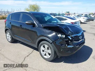 2012 Kia Sportage LX with VIN KNDPB3A2XC7274831, listed as a IAAI auction lot 41766816 with 50,235 mi miles. Bid and sale history available at carsss.com. Image 1.