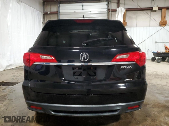 2013 Acura RDX with VIN 5J8TB4H33DL006166, listed as a Copart auction lot 49956645 with 0 mi miles and Salvage Title. Bid and sale history available at carsss.com. Image 6.