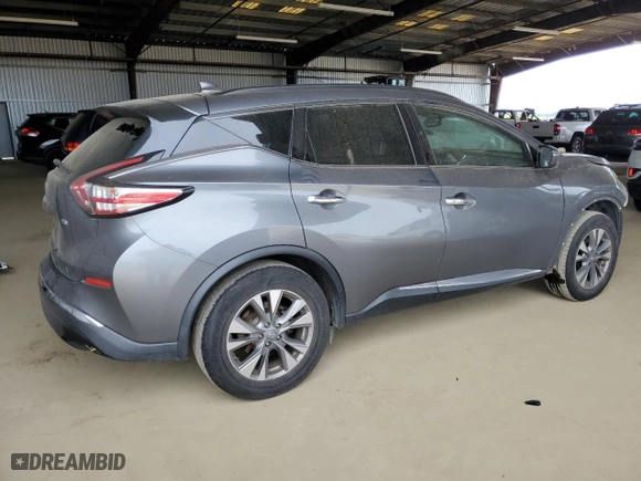 2018 Nissan Murano SL with VIN 5N1AZ2MG8JN135448, listed as a Copart auction lot 46460225 with 156,165 mi miles and Salvage Title. Bid and sale history available at carsss.com. Image 3.