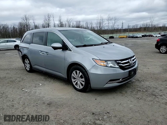 2017 Honda Odyssey EX-L with VIN 5FNRL5H65HB014638, listed as a Copart auction lot 48861475 with 97,788 mi miles and Salvage Title. Bid and sale history available at DreamBid. Image 14.