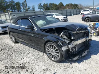 2017 Mercedes-Benz C 300 with VIN WDDWK4JB3HF541585, listed as a Copart auction lot 47326165 with 57,017 mi miles and Salvage Title. Bid and sale history available at DreamBid. Image 4.