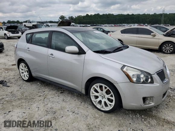 2009 Pontiac Vibe 1SB with VIN 5Y2SP67069Z422604, listed as a Copart auction lot 67141255 with 233,243 mi miles and Clean title. Bid and sale history available at DreamBid. Image 4.