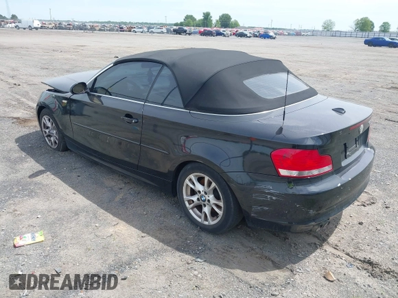 2008 BMW 1 Series 128i with VIN WBAUN13548VH79563, listed as a IAAI auction lot 42186957 with 154,400 mi miles and . Bid and sale history available at carsss.com. Image 3.