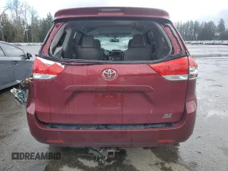 2012 Toyota Sienna XLE with VIN 5TDDK3DC8CS047778, listed as a Copart auction lot 49496155 with 100,522 mi miles and Salvage Title. Bid and sale history available at carsss.com. Image 6.