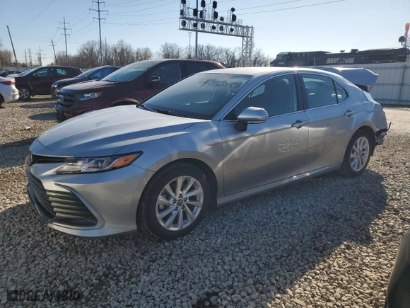 2023 Toyota Camry LE with VIN 4T1R11AK0PU832169, listed as a Copart auction lot 49465085 with 24,635 mi miles and Salvage Title. Bid and sale history available at carsss.com. Image 1.