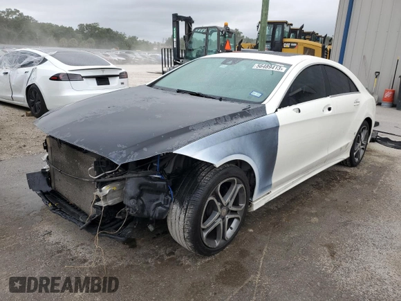 2015 Mercedes-Benz CLS-Class CLS 400 with VIN WDDLJ6FB5FA140513, listed as a Copart auction lot 56489413 with 148,451 mi miles. Bid and sale history available at carsss.com. Image 1.