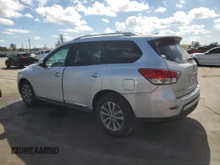 2014 Nissan Pathfinder SL with VIN 5N1AR2MN7EC627968, listed as a Copart auction lot 43920065 with 47,210 mi miles and Salvage Title. Bid and sale history available at DreamBid. Image 2.