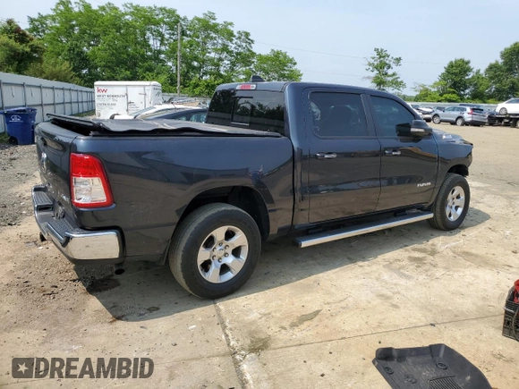 2020 Ram 1500 Big Horn with VIN 1C6RRFFG0LN394747, listed as a Copart auction lot 61749635 with 47,813 mi miles and Salvage title. Bid and sale history available at DreamBid. Image 3.