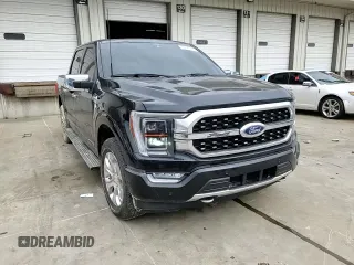 2022 Ford F-150 XL with VIN 1FTFW1EDXNFA24966, listed as a Copart auction lot 49545105 with 33,704 mi miles and Salvage Title. Bid and sale history available at DreamBid. Image 11.
