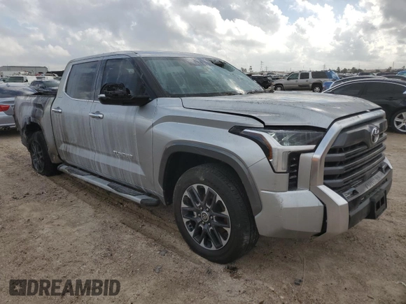 2022 Toyota Tundra Limited with VIN 5TFJA5AB2NX005620, listed as a Copart auction lot 85455824 with 17,520 mi miles and Salvage title. Bid and sale history available at DreamBid. Image 4.