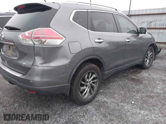 2015 Nissan Rogue SL with VIN 5N1AT2MT7FC863361, listed as a IAAI auction lot 41282002 with 145,914 mi miles. Bid and sale history available at carsss.com. Image 4.