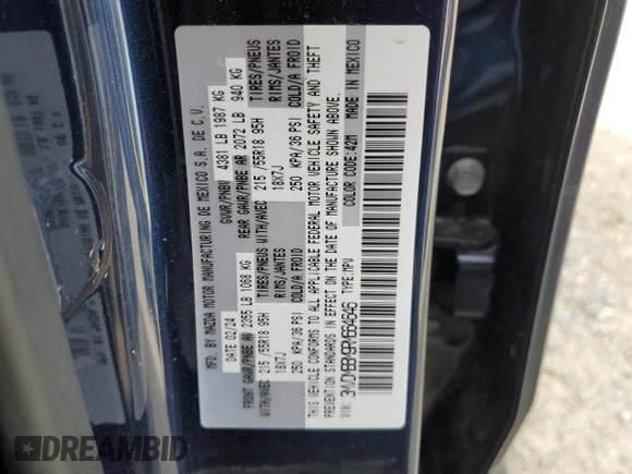 2024 Mazda CX-30 2.5 S Select Sport with VIN 3MVDMBBM9RM664646, listed as a Copart auction lot 44731945 with Not Provided miles and Salvage Title. Bid and sale history available at carsss.com. Image 12.