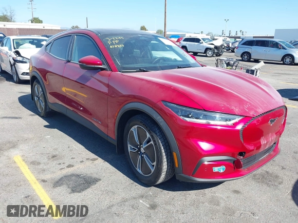 2021 Ford Mustang Mach-E Select with VIN 3FMTK1SS2MMA58833, listed as a IAAI auction lot 42011399 with 109,076 mi miles and . Bid and sale history available at DreamBid. Image 1.