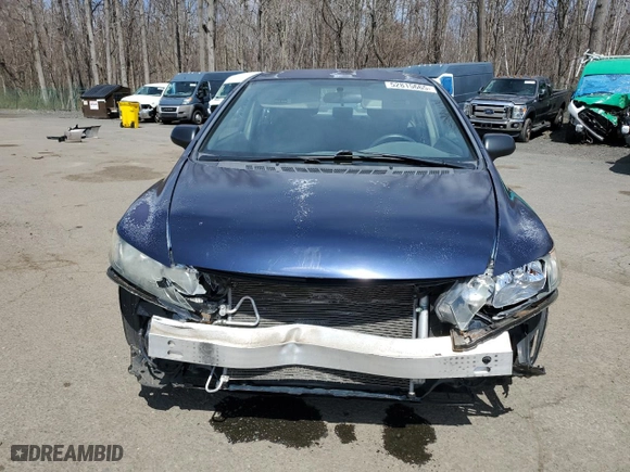 2010 Honda Civic Sdn DX-VP with VIN 2HGFA1F34AH535491, listed as a Copart auction lot 52815665 with 81,339 mi miles and Salvage Title. Bid and sale history available at carsss.com. Image 5.
