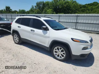 2017 Jeep Cherokee Sport z VIN 1C4PJLAB5HW503271, wystawiony jako Copart lot #58345205 z przebiegiem 125 311 mil mil oraz Szkoda całkowita • Salvage title. Historia ofert i sprzedaży dostępna na DreamBid. Obrazek 4.