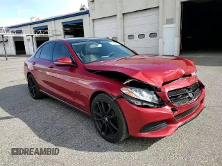 2017 Mercedes-Benz C 300 with VIN 55SWF4KB2HU215695, listed as a Copart auction lot 51107705 with 75,377 mi miles and Salvage Title. Bid and sale history available at carsss.com. Image 11.