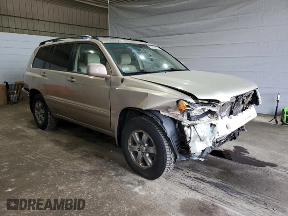 2004 Toyota Highlander z VIN JTEDP21A340029686, wystawiony jako Copart lot #57089315 z przebiegiem 246 780 mil mil oraz Czysty tytuł • Clean title. Historia ofert i sprzedaży dostępna na DreamBid. Obrazek 4.