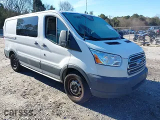 2017 Ford Transit Van with VIN 1FTYE1YMXHKB21619, listed as a IAAI auction lot 41330733 with NaN miles. Bid and sale history available at carsss.com. Image 1.