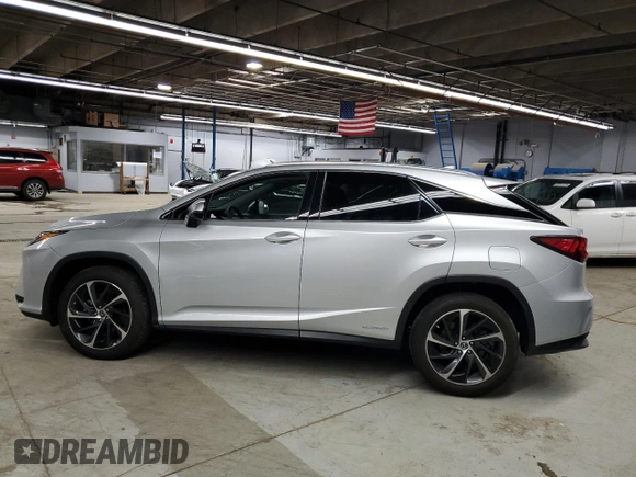 2019 Lexus RX with VIN 2T2BGMCA6KC033542, listed as a Copart auction lot 51501285 with 49,591 mi miles and Salvage Title. Bid and sale history available at carsss.com. Image 2.