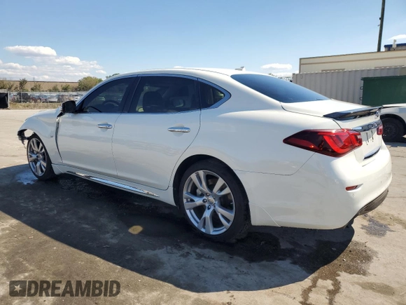 2017 Infiniti Q70 3.7 z VIN JN1BY1PP8HM170866, wystawiony jako Copart lot #47077125 z przebiegiem 93 750 mil mil oraz Szkoda całkowita • Salvage title. Historia ofert i sprzedaży dostępna na DreamBid. Obrazek 2.