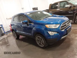 2019 Ford EcoSport Titanium z VIN MAJ6S3KL5KC300394, wystawiony jako IAAI lot #42218107 z przebiegiem 35 125 mil mil oraz . Historia ofert i sprzedaży dostępna na DreamBid. Obrazek 1.