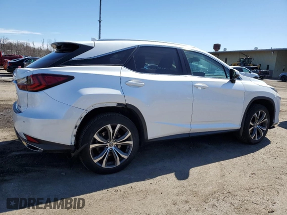 2022 Lexus RX 350 with VIN 2T2HZMDA7NC322095, listed as a Copart auction lot 49484325 with 124,042 mi miles and Salvage Title. Bid and sale history available at DreamBid. Image 3.
