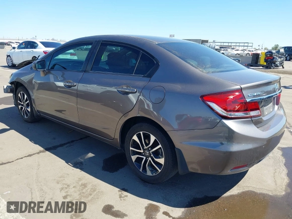 2014 Honda Civic Sedan EX with VIN 19XFB2F84EE082746, listed as a IAAI auction lot 41861197 with 117,332 mi miles. Bid and sale history available at carsss.com. Image 3.