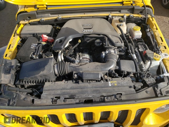 2019 Jeep Wrangler Unlimited Sport with VIN 1C4HJXDG1KW579578, listed as a Copart auction lot 88241065 with 69,083 mi miles and Salvage title. Bid and sale history available at DreamBid. Image 11.