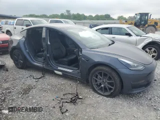 2022 Tesla Model 3 Long Range with VIN 5YJ3E1EB8NF172896, listed as a Copart auction lot 50211025 with Not Provided miles and Salvage Title. Bid and sale history available at DreamBid. Image 4.
