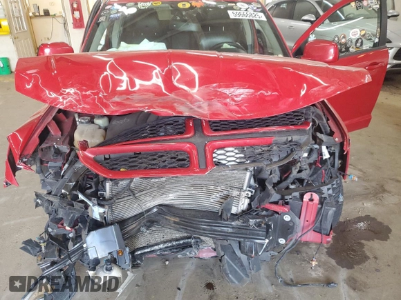 2016 Dodge Journey R/T with VIN 3C4PDCEG1GT172173, listed as a Copart auction lot 59666825 with 152,700 mi miles and Salvage title. Bid and sale history available at DreamBid. Image 12.