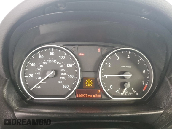 2013 BMW 1 Series 128i with VIN WBAUP7C51DVP24864, listed as a Copart auction lot 86905314 with 136,975 mi miles and Salvage Title. Bid and sale history available at carsss.com. Image 9.
