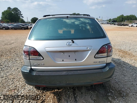 2002 Lexus RX 300 with VIN JTJGF10U220131307, listed as a Copart auction lot 60045555 with 84,945 mi miles and Salvage title. Bid and sale history available at DreamBid. Image 6.