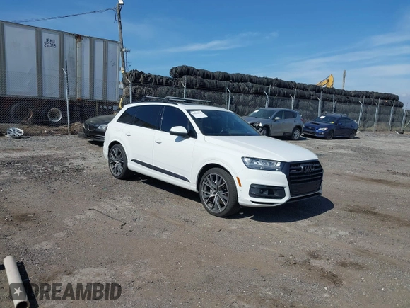 2019 Audi Q7 Prestige z VIN WA1VAAF77KD042653, wystawiony jako IAAI lot #42094332 z przebiegiem 73 489 mil mil oraz . Historia ofert i sprzedaży dostępna na DreamBid. Obrazek 1.