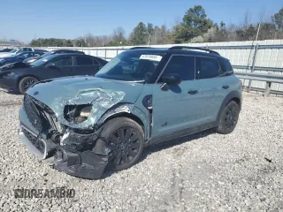 2024 MINI Countryman Cooper S with VIN WMZ83BR08R3S05750, listed as a Copart auction lot 47879955 with 20,456 mi miles and Salvage Title. Bid and sale history available at carsss.com. Image 1.