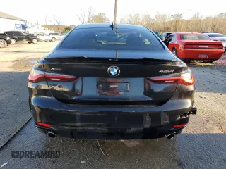 2021 BMW 4 Series 430i xDrive with VIN WBA73AP00MCE73967, listed as a Copart auction lot 75868144 with 28,132 mi miles and Salvage Title. Bid and sale history available at carsss.com. Image 6.