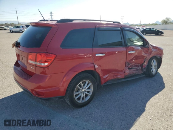 2014 Dodge Journey SXT z VIN 3C4PDCBB2ET280579, wystawiony jako Copart lot #60374445 z przebiegiem 138 548 mil mil oraz Szkoda całkowita • Salvage title. Historia ofert i sprzedaży dostępna na DreamBid. Obrazek 3.