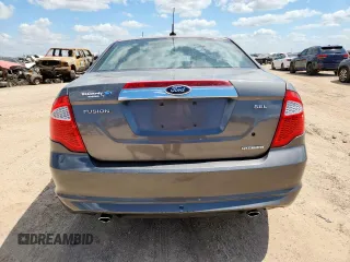 2012 Ford Fusion SEL with VIN 3FAHP0JGXCR422555, listed as a Copart auction lot 61543625 with 105,762 mi miles and Clean title. Bid and sale history available at DreamBid. Image 6.
