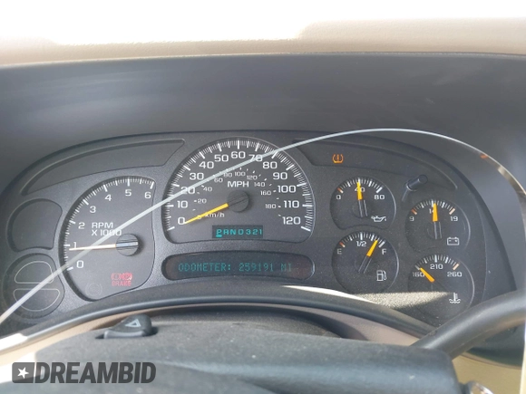 2005 Chevrolet Tahoe Z71 z VIN 1GNEK13TX5R202172, wystawiony jako IAAI lot #42330565 z przebiegiem 259 191 mil mil oraz . Historia ofert i sprzedaży dostępna na DreamBid. Obrazek 7.