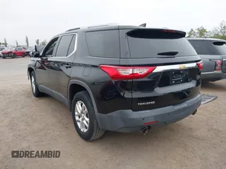 2018 Chevrolet Traverse LT Cloth z VIN 1GNERGKW4JJ127889, wystawiony jako IAAI lot #42368681 z przebiegiem 65 438 mil mil oraz . Historia ofert i sprzedaży dostępna na DreamBid. Obrazek 3.