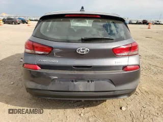 2019 Hyundai Elantra GT with VIN KMHH35LE1KU118547, listed as a Copart auction lot 71058944 with 0 mi miles and Salvage Title. Bid and sale history available at carsss.com. Image 6.