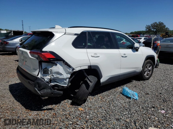 2023 Toyota RAV4 XLE with VIN 2T3W1RFVXPC216198, listed as a Copart auction lot 49070535 with 19,666 mi miles and Salvage Title. Bid and sale history available at carsss.com. Image 3.