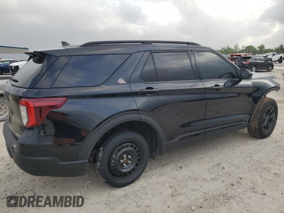 2023 Ford Explorer Timberline with VIN 1FMSK8JH8PGA92543, listed as a Copart auction lot 51931165 with 23,154 mi miles and Salvage Title. Bid and sale history available at carsss.com. Image 3.