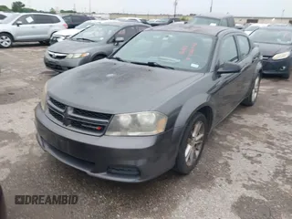 2014 Dodge Avenger SE with VIN 1C3CDZAB5EN234445, listed as a IAAI auction lot 42669108 with 82,930 mi miles and . Bid and sale history available at DreamBid. Image 2.