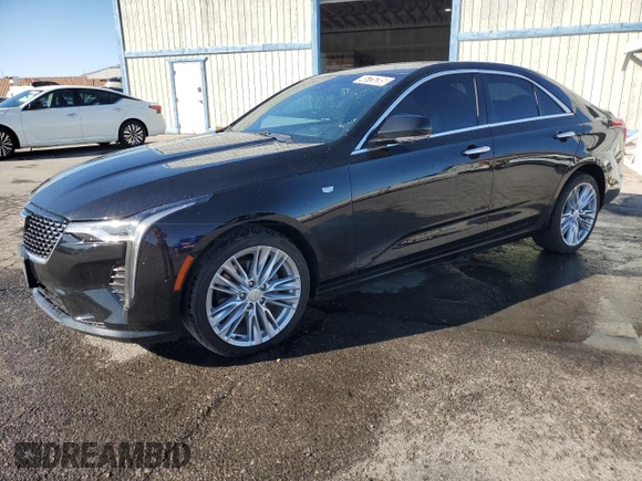 2021 Cadillac CT4 Premium Luxury z VIN 1G6DB5RK8M0146376, wystawiony jako Copart lot #45725285 z przebiegiem 38 113 mil mil oraz Czysty tytuł • Clean title. Historia ofert i sprzedaży dostępna na DreamBid. Obrazek 1.